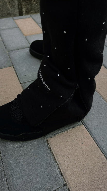 Unveil Rhinestone Flare Pants