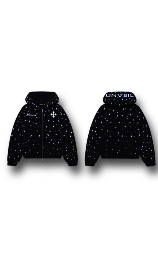 Unveil Crystal Full Zip Hoodie