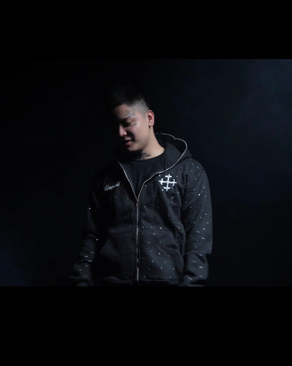 Unveil Crystal Full Zip Hoodie