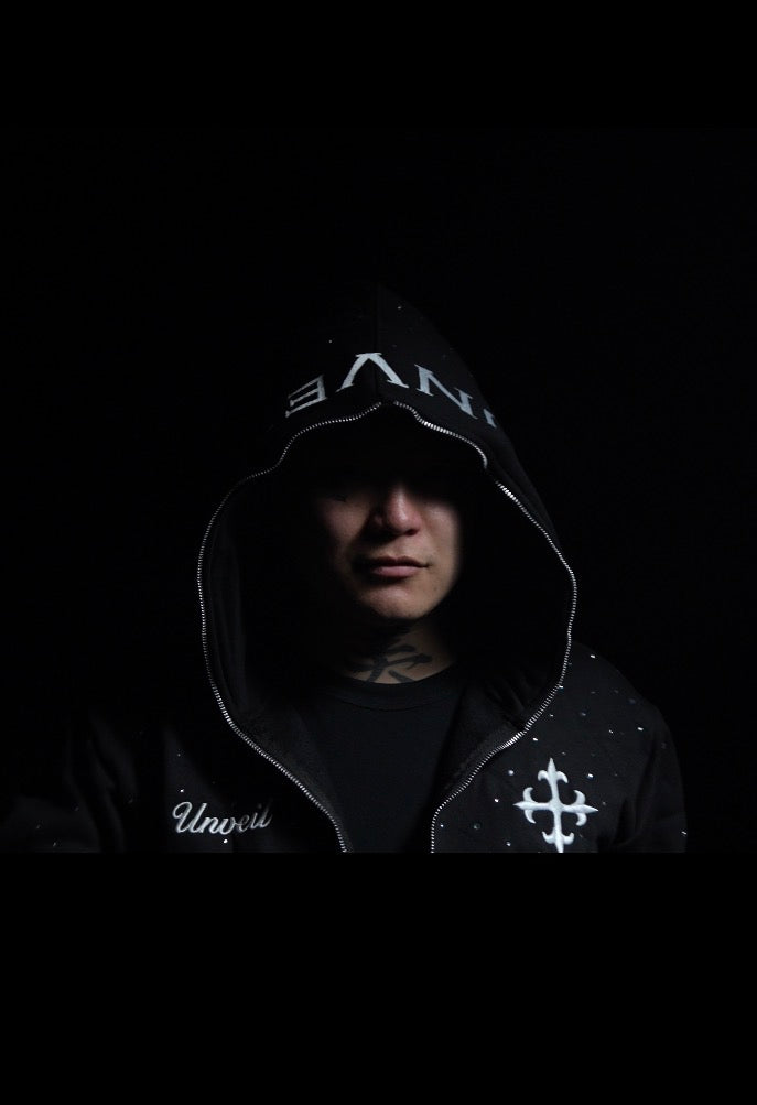 Unveil Crystal Full Zip Hoodie