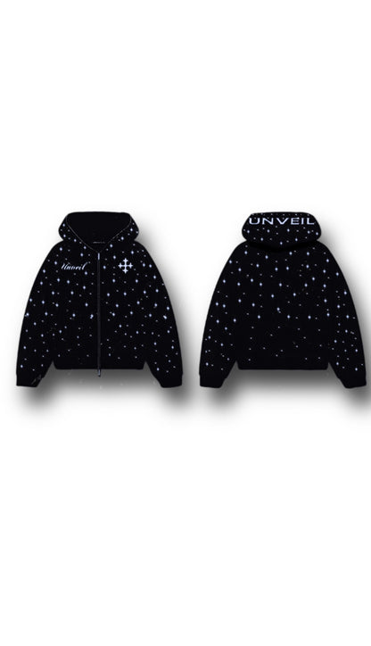 Unveil Crystal Full Zip Hoodie