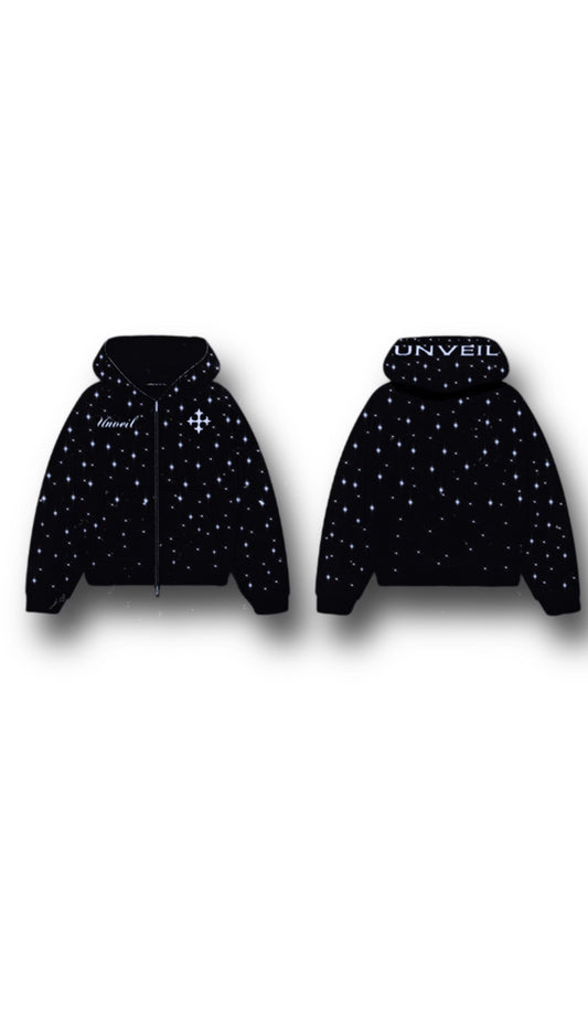 Unveil Crystal Full Zip Hoodie