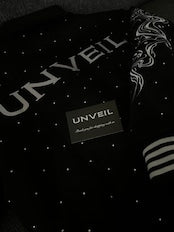 Unveil Rhinestone Varsity Jacket